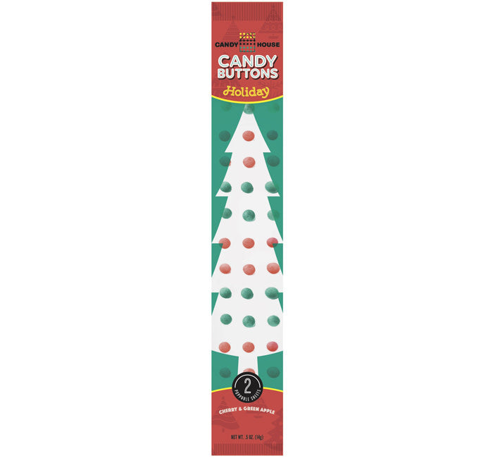 candy - holiday buttons - christmas tree by redstone foods inc
