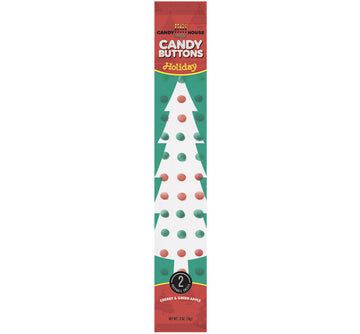 candy - holiday buttons - christmas tree by redstone foods inc