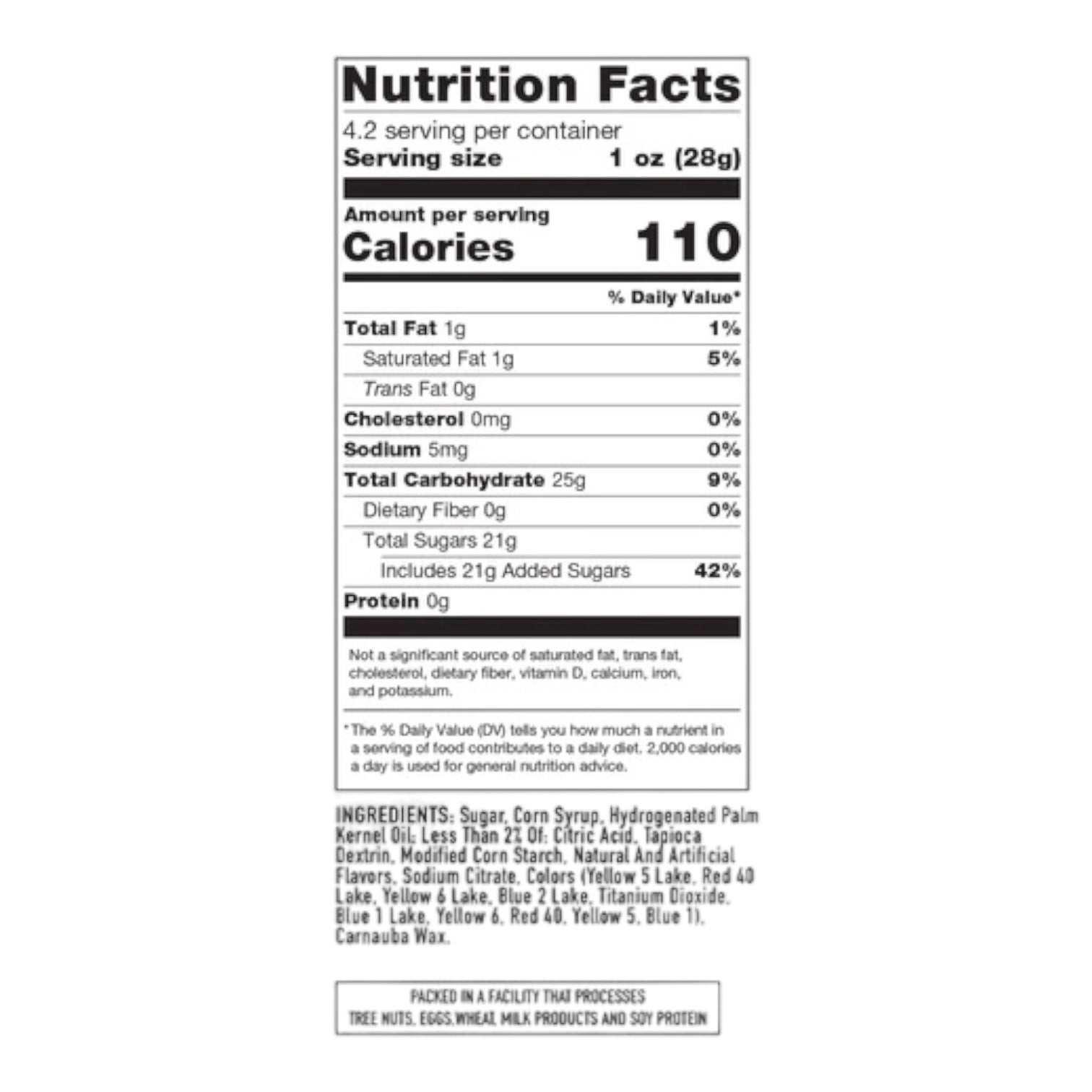 candy - rainbow bites - freeze dried by redstone foods inc