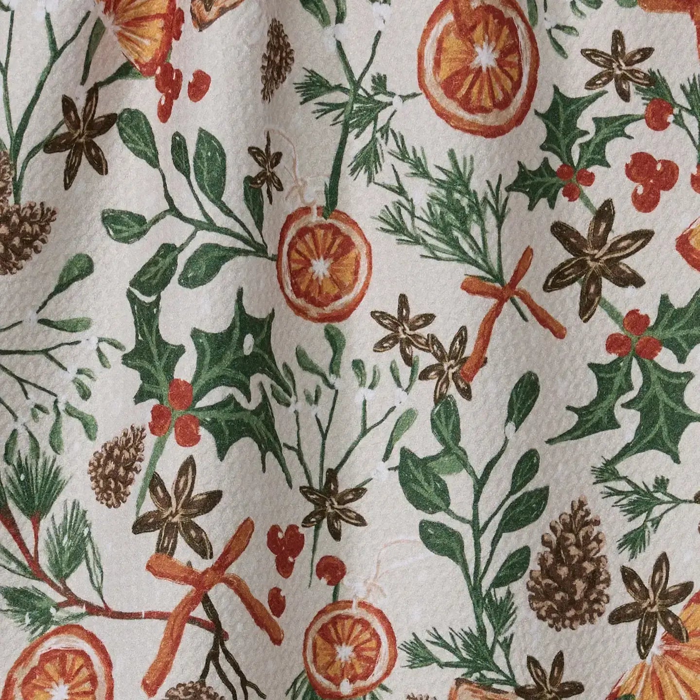 tea towel - microfiber holiday - canela by geometry house