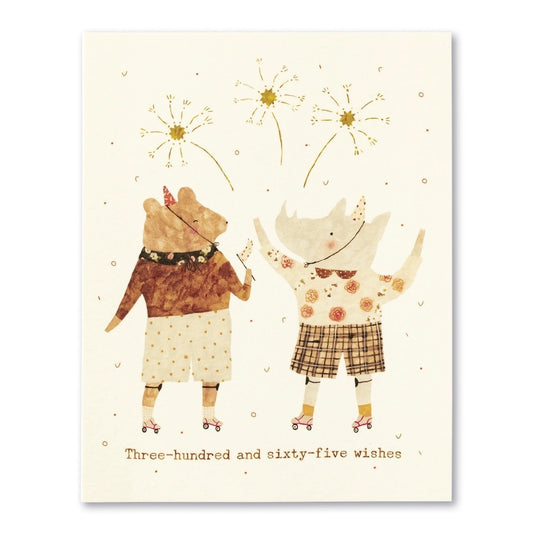 card - birthday - 365 wishes by compendium