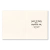 card - thank you - because of you by compendium