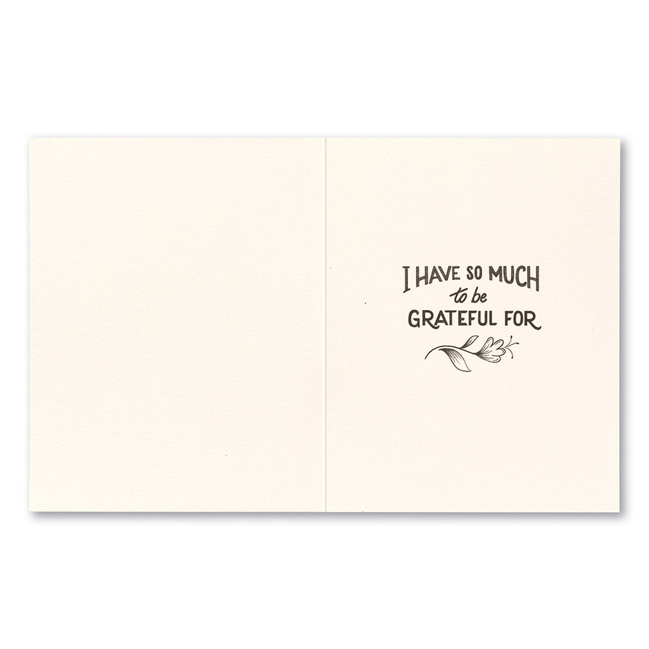 card - thank you - because of you by compendium