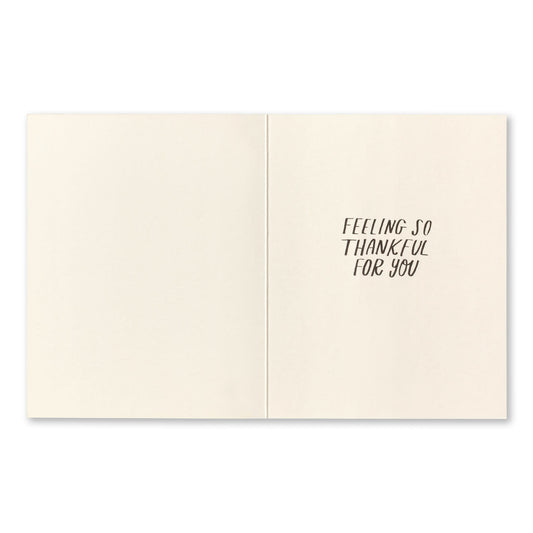 card - thanks - bursting with gratitude by compendium