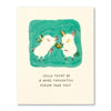 card - thank you - more thoughtful person by compendium
