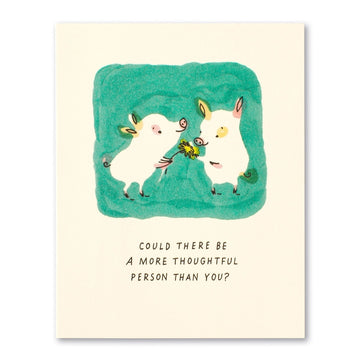 card - thank you - more thoughtful person by compendium