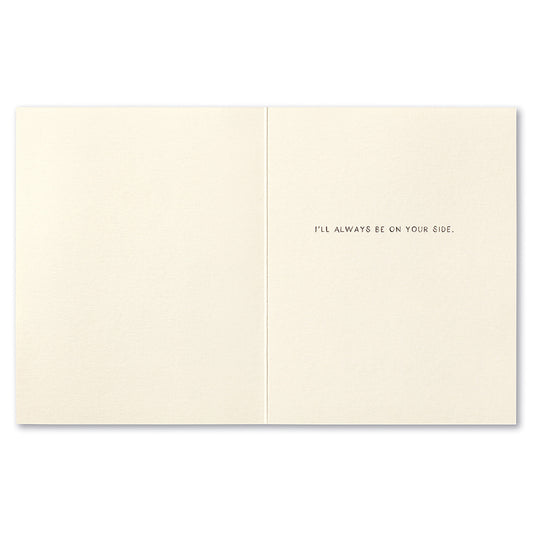 card - encouragement - not going anywhere by compendium