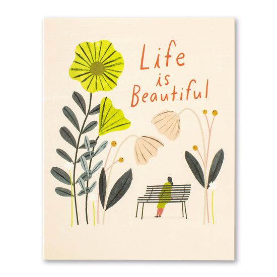 card - bday - life is beautiful by compendium