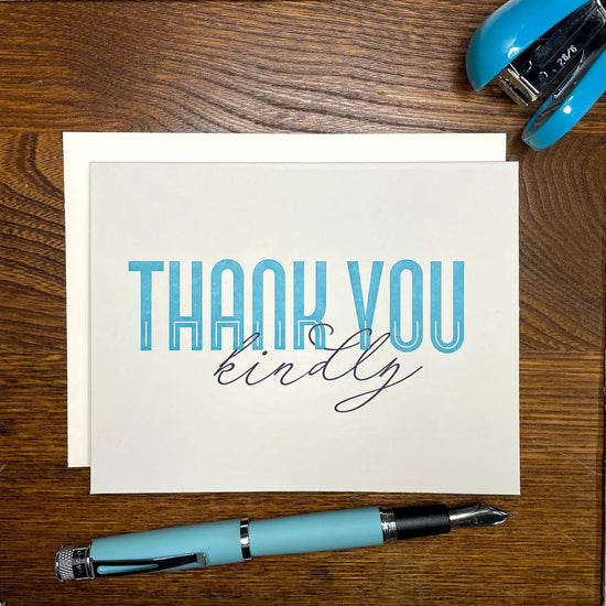 card - thank you kindly by a. favorite design