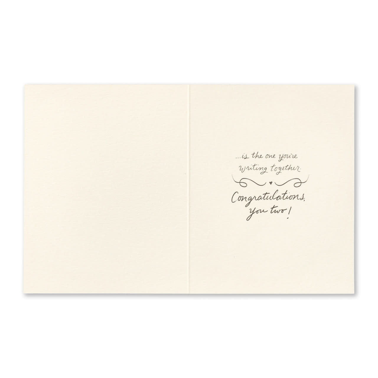 card - wedding - world's best love story by compendium