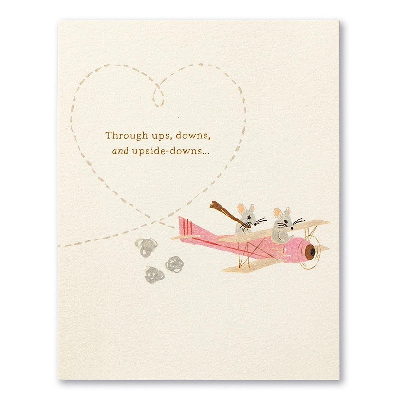 card - anniversary - through ups & downs by compendium
