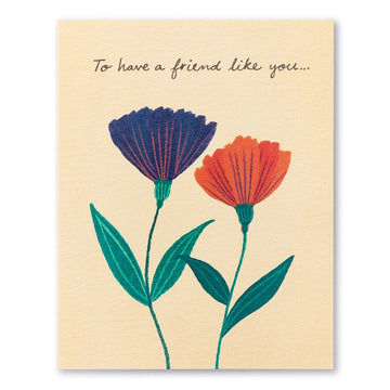 card - friendship - friend like you by compendium