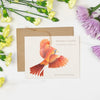 ornament + notecard - bronze - cardinal by tulia's artisan gallery