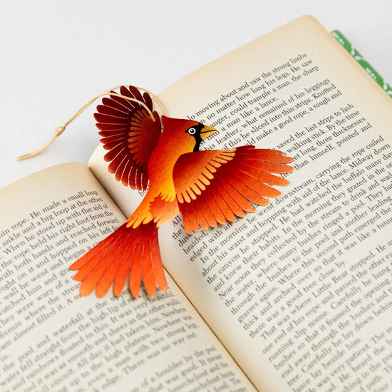 ornament + notecard - bronze - cardinal by tulia's artisan gallery