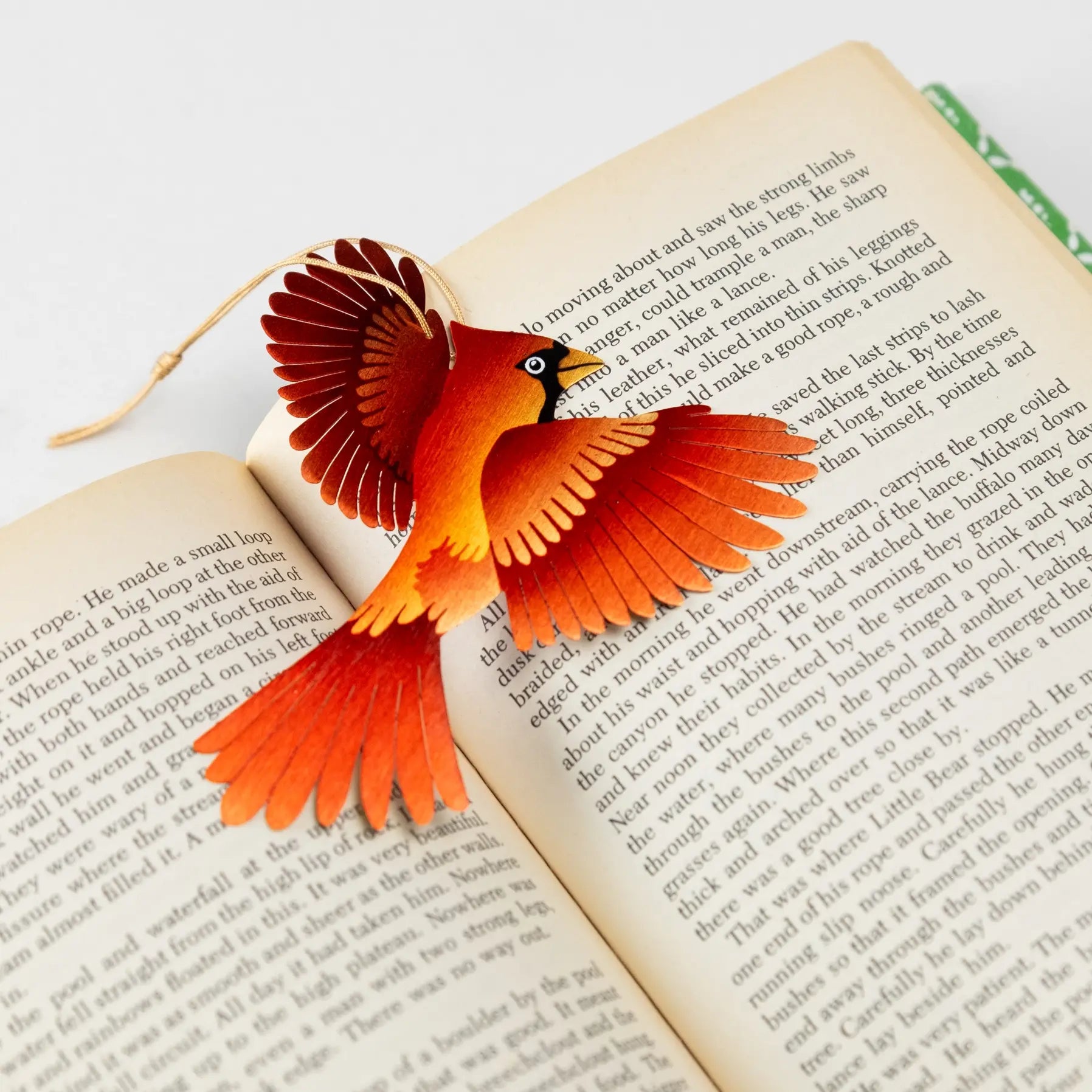 ornament + notecard - bronze - cardinal by tulia's artisan gallery