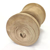 vase - footed - hand-carved paulownia wood by time concept inc.