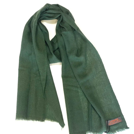 muffler + scarf - cashmere gauze - seaweed by dolma
