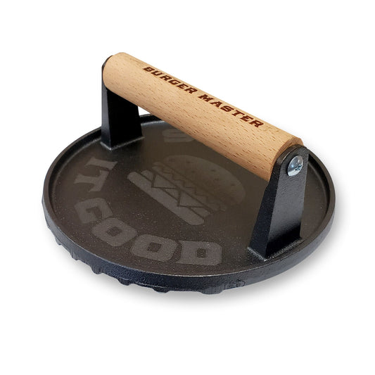 cast iron press - burger master by lucky jack