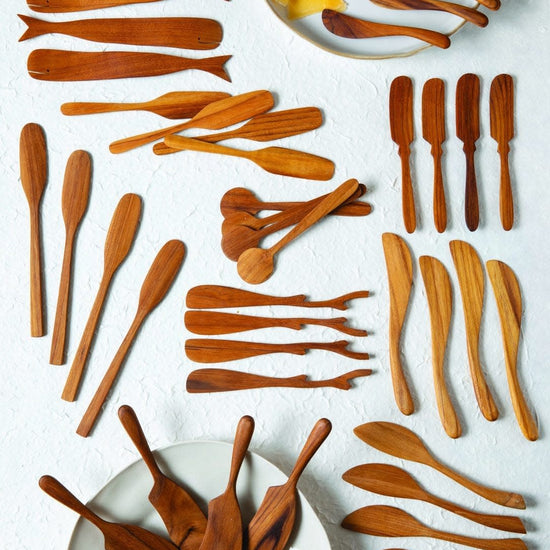 butter knife - teak wood by be home