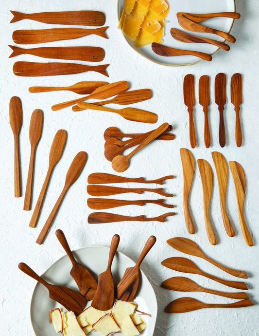 butter knife - teak wood by be home