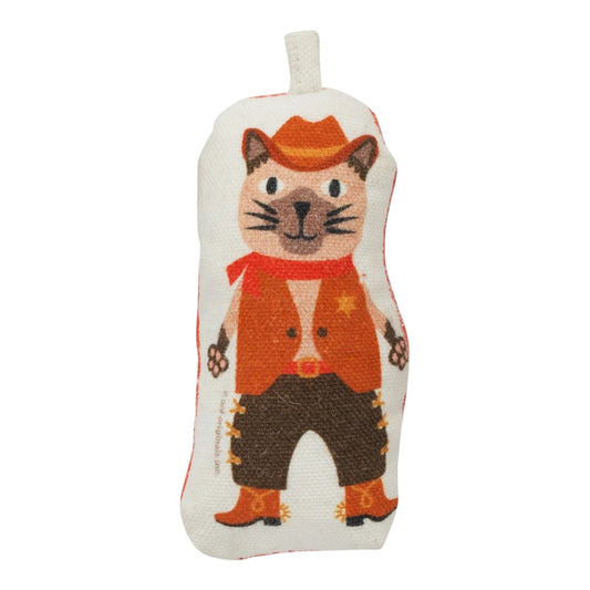 cat toy - crinkle catnip - yee haw! by speckle & spot by oré originals