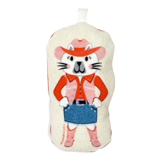 cat toy - crinkle catnip - country music by speckle & spot by oré originals