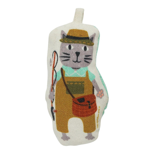 cat toy - crinkle catnip - gone fishing! by speckle & spot by oré originals