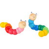 toy - wooden caterpillar by hauck toys