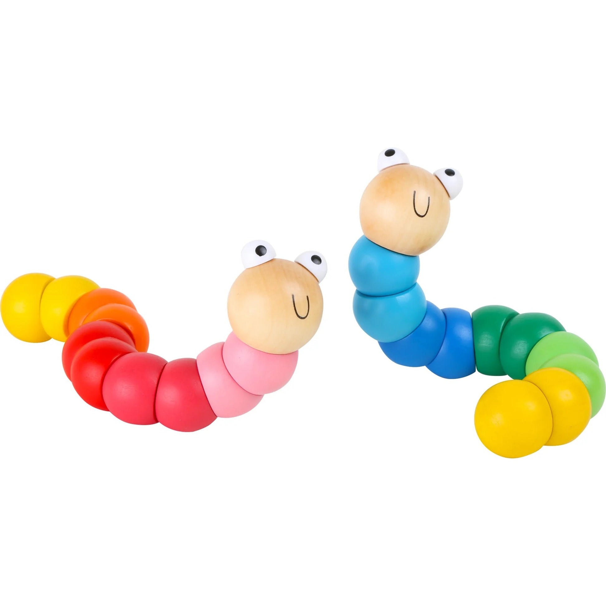 toy - wooden caterpillar by hauck toys