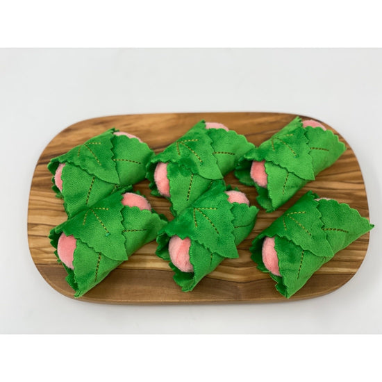 cat toy - sakura mochi catnip - green leaf by munchiecat