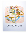 Art Print|8x10|OKC Map