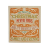 dishcloth - cellulose sponge - vintage holiday saying by creative co-op