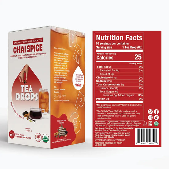 tea drops - 10-count box by tea drops