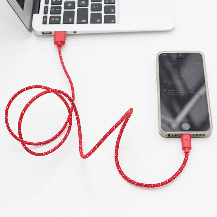 cable - charging - extra long i5 - assorted by kikkerland