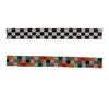 hat band - checkered by ink + alloy