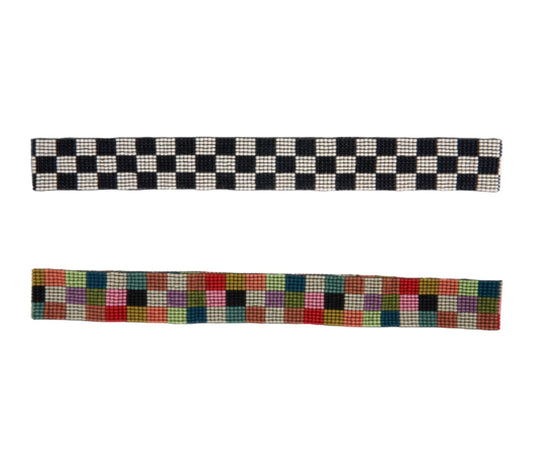 hat band - checkered by ink + alloy