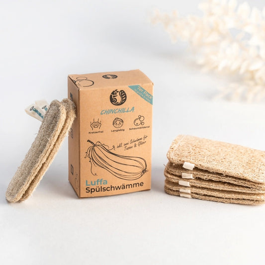 dish sponges - cotton + loofah by chinchilla