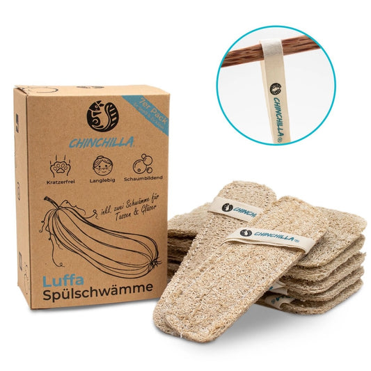 dish sponges - cotton + loofah by chinchilla