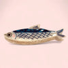 hair claw - cellulose - anchovy by carolyn suzuki