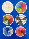 sticker - feelings wheel - pinks by plenty