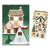 wall calendar - christmas countdown - gingerbread village by one canoe two/1canoe2