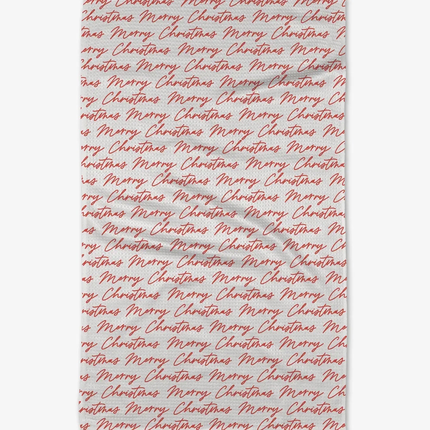 tea towel - microfiber holiday - merry christmas by geometry house