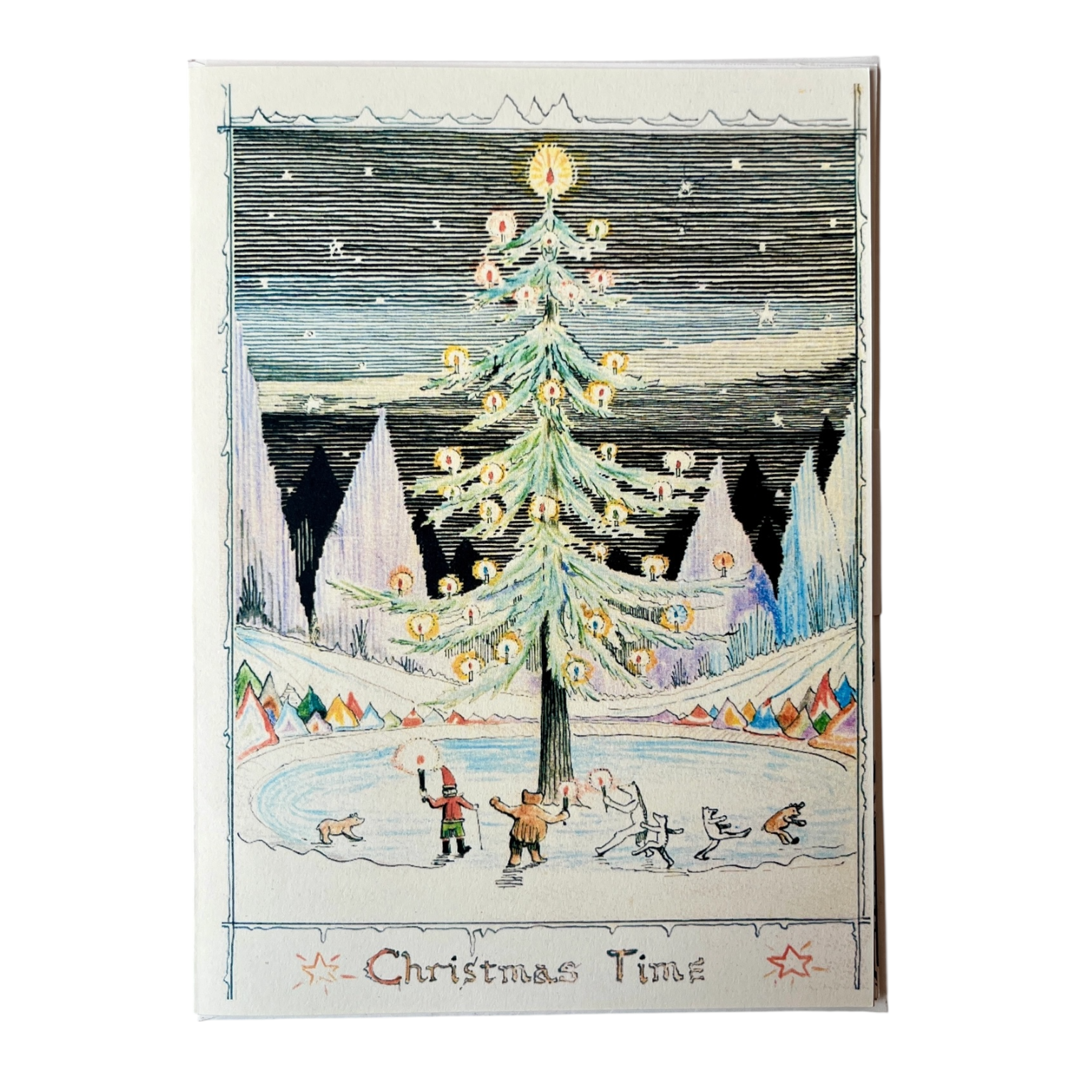card - christmas time by parcel