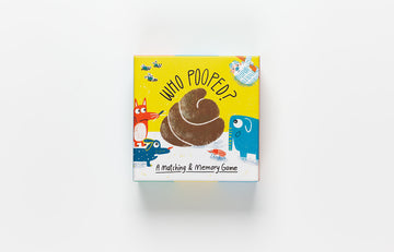 game - matching + memory - who pooped? by chronicle books