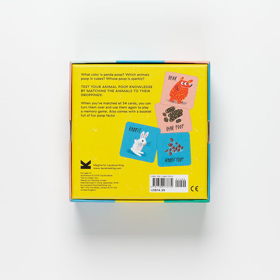 game - matching + memory - who pooped? by chronicle books