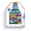 puzzle - 100-piece - spooky house-shaped by chronicle books