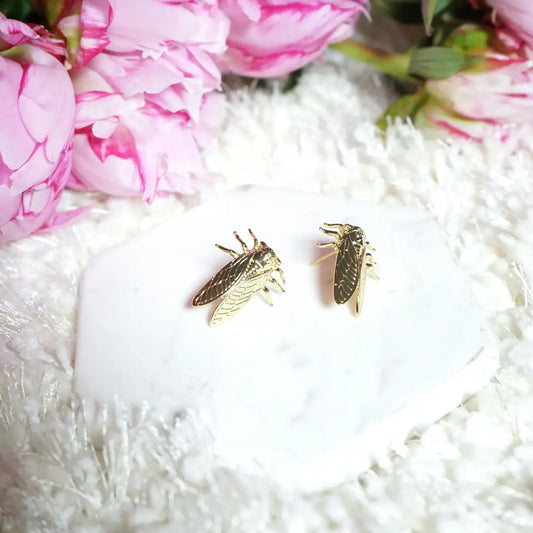 earring studs - cicada by peter and june