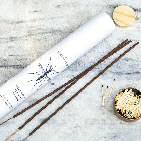 incense sticks - citronella sea salt - jumbo tube by skeem