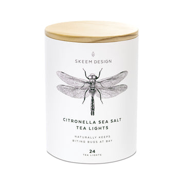 candle - tea lights - citronella sea salt by skeem