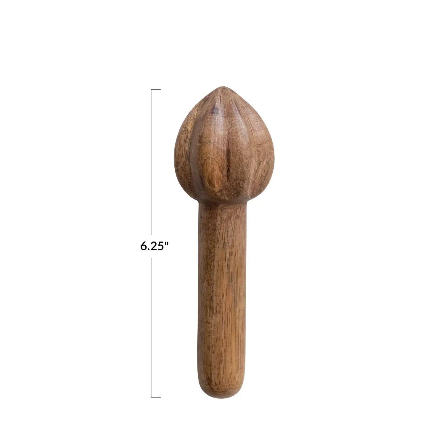 citrus reamer - mango wood - 6.25" by creative co-op